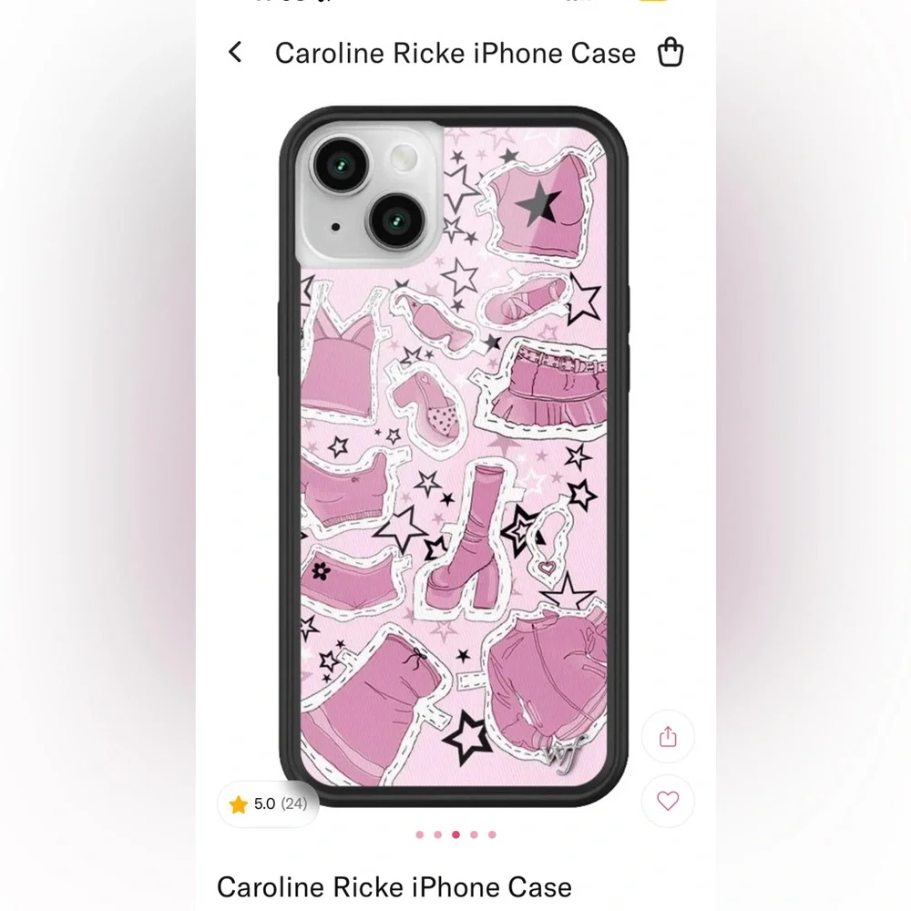 Wildflower Cases Iphone 14 Pro. Camo Cat + Caroline Ricke collab cases.